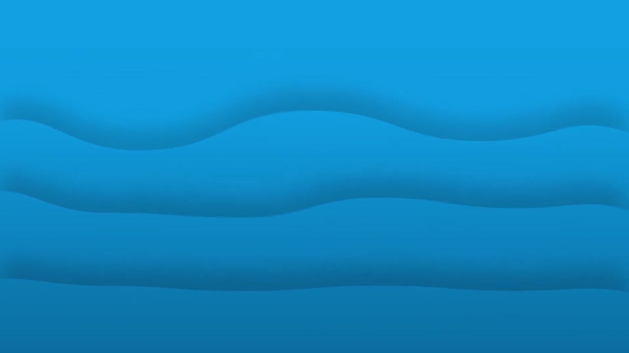 움직이는 파란색 동심파의 애니메이션 채우기 프레임