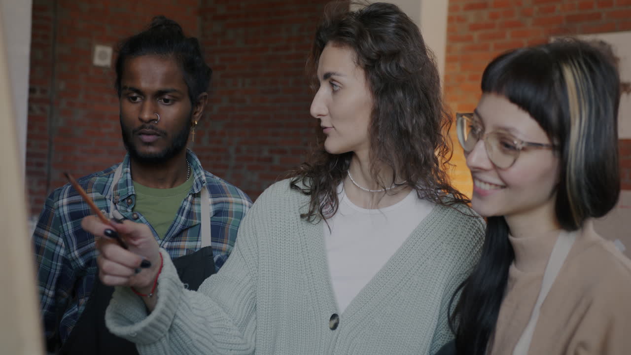 Art Class in Progress