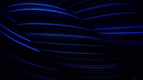 abstract glowing blue lines