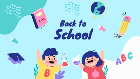 Motion-Graphic-of-Flat-background-for-back-to-school-season