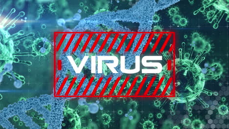 coronavirus covid19 concept animation