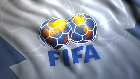 fifa logo on fabric