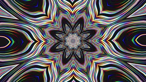 hipnotizante glitch imitación transformaciones de luz fondo reluciente arte digital