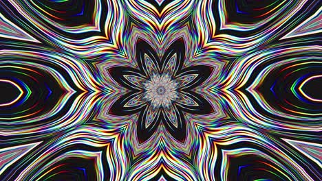 hypnotizing glitch imitation light transformations shimmering background. digital art