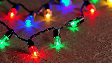 colorful christmas lights