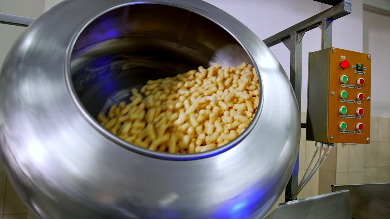 Food Production Line with Mixing Machine