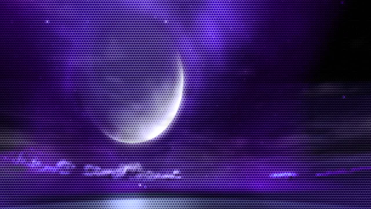 fondo animado en movimiento que muestra el planeta tierra desde el espacio