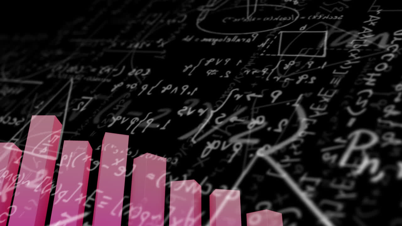 animación del procesamiento de datos financieros