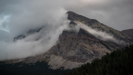 time lapse, glacier national park, montana usa