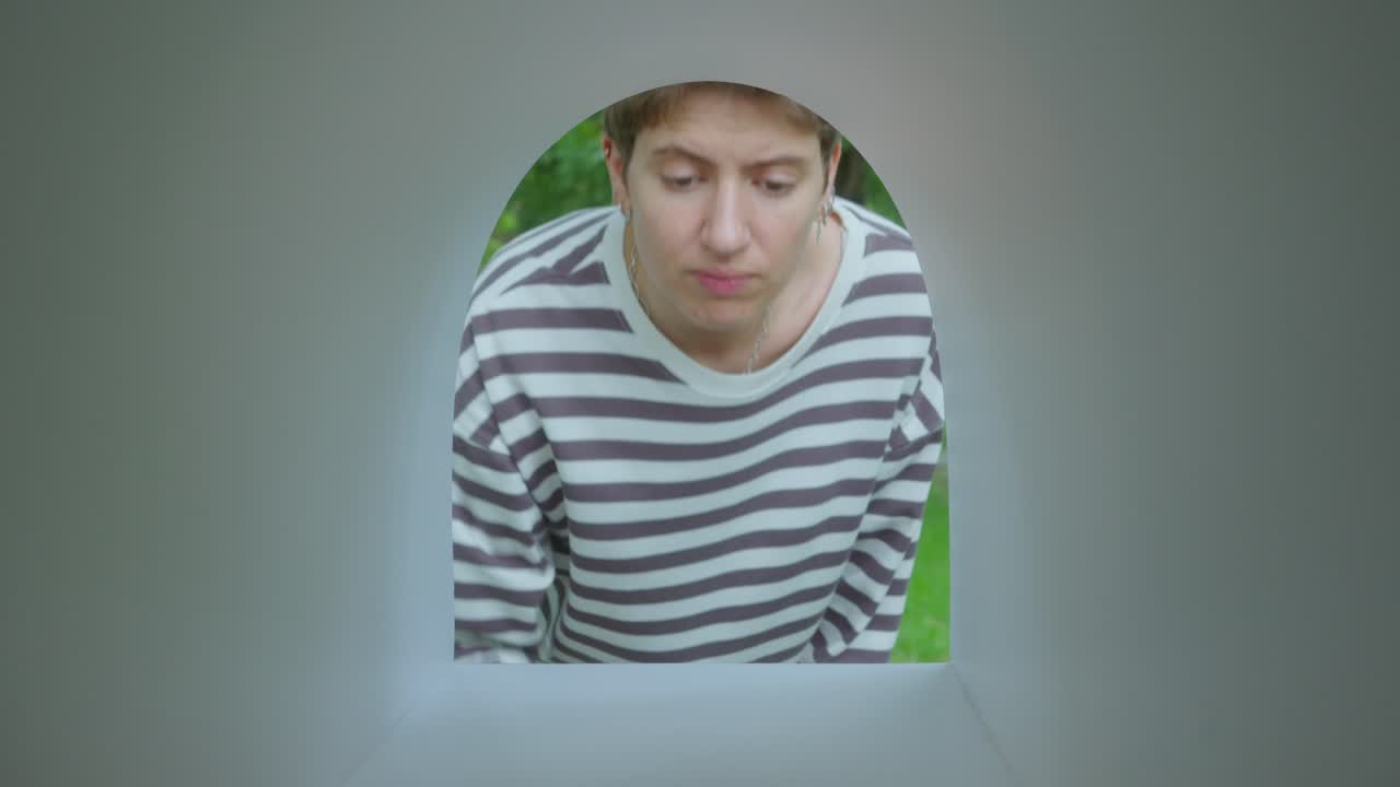 Woman Checking Empty Mailbox and Getting Disappointed