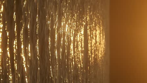 golden sunset reflections on water