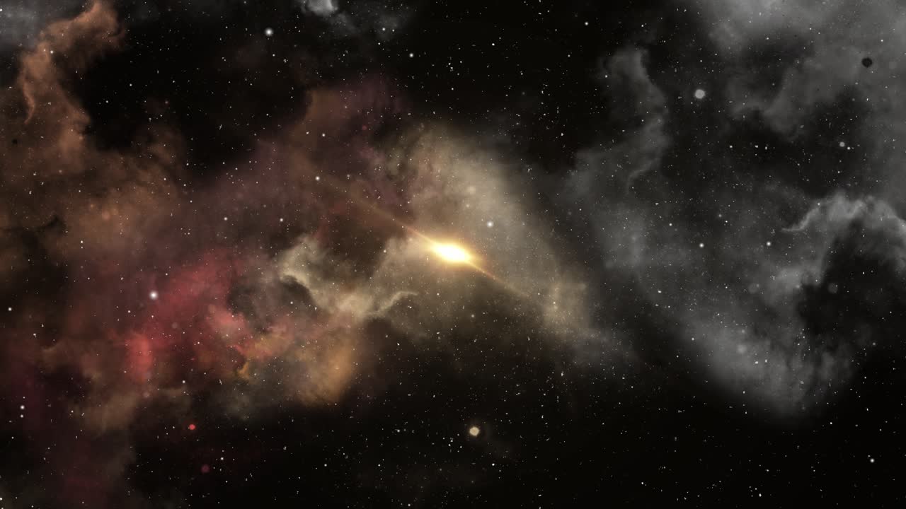 별이 박힌 공간 4k의 안개