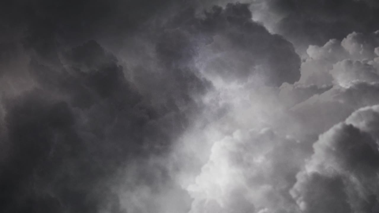 View of  lightning flash over dark sky