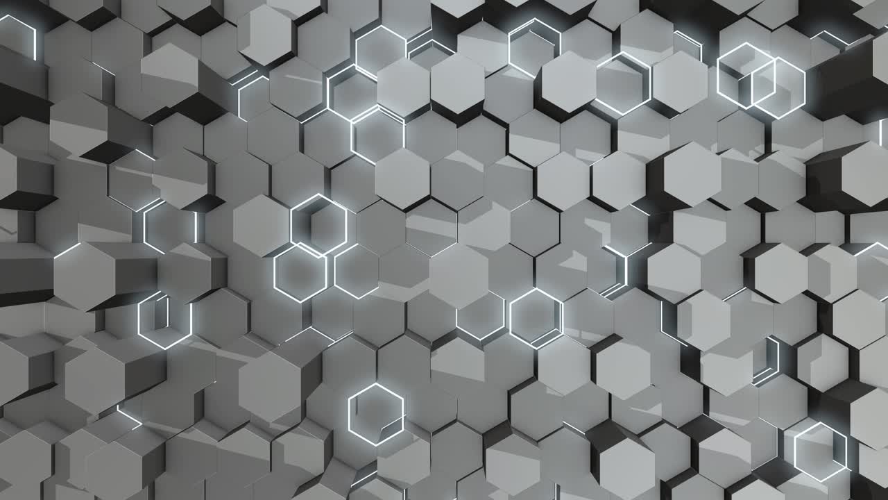 fondo geométrico hexagonal abstracto 4k