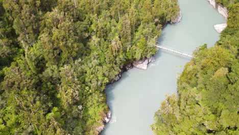 aerial view of hokitika gorge