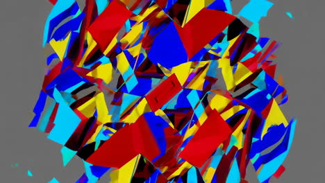 patrón geométrico abstracto y colorido