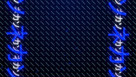 animación de múltiples filas de formas abstractas que se mueven en un bucle sin costuras