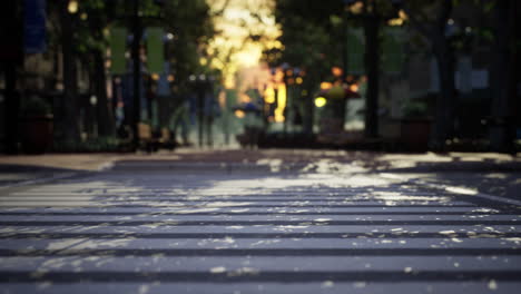 crosswalk on the road for safety when people walking cross the street