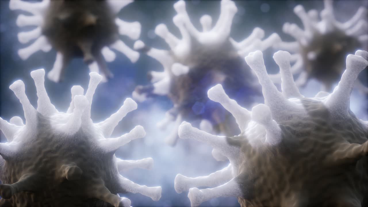 rotación del bucle del coronavirus covid-2019