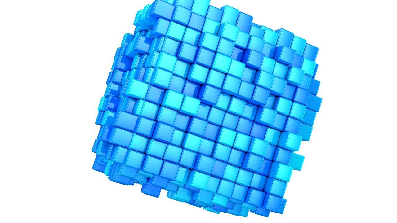 상자는 큐브를 형성합니다.