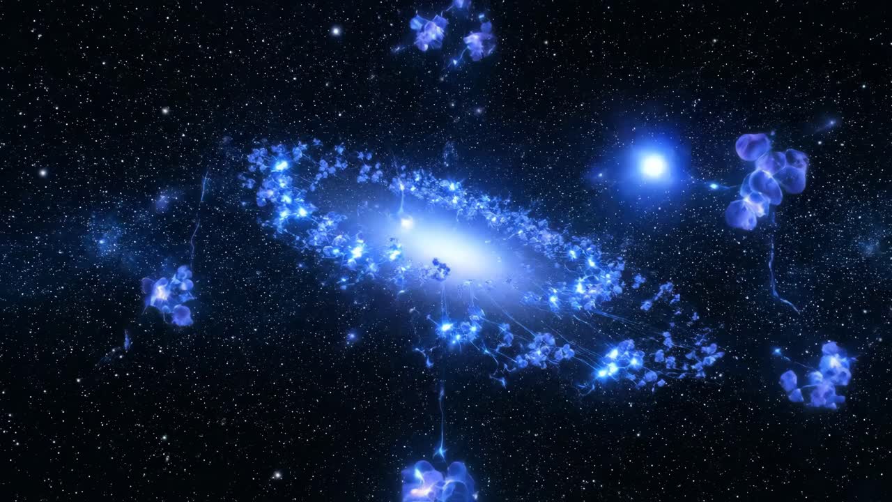 A stunning view of a galaxy in deep space