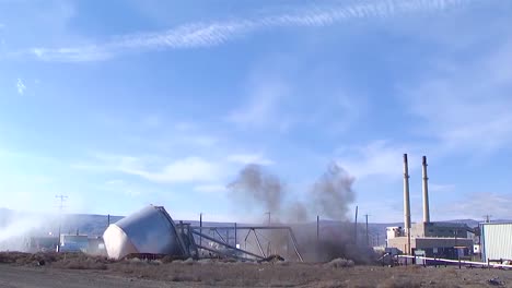 an old power plant is blown up to make way for cleaner energy 3