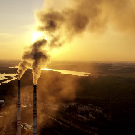 fuming pipe power plant