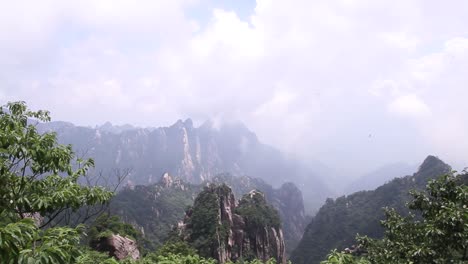 on top of the chinese yellow mountain - china