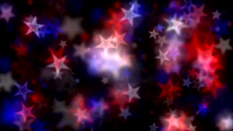 patriotic star lights motion