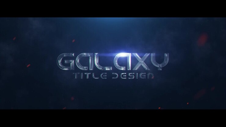 Galaxy Title Design