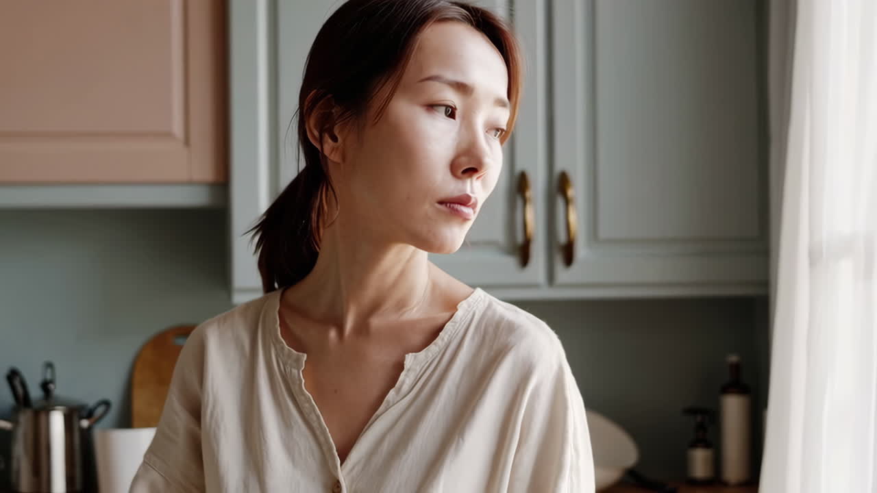 부에 있는 여자