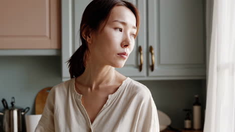 부에 있는 여자