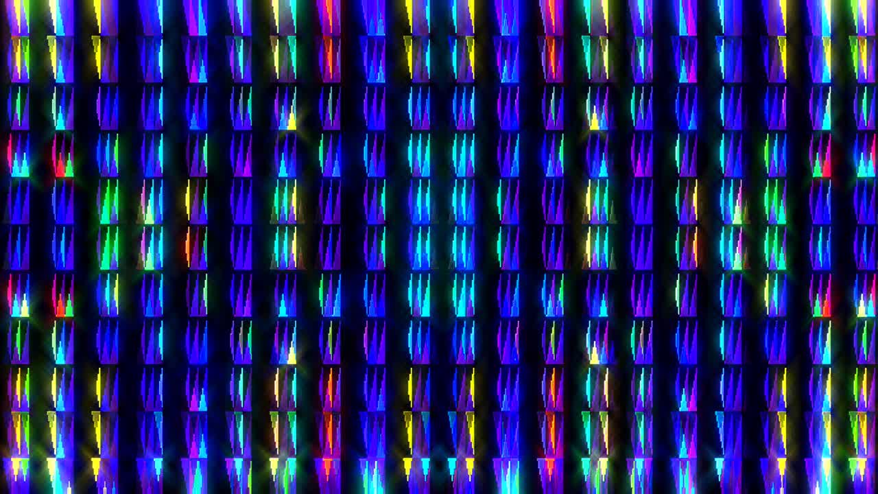 hermosos videos de parpadeo, brillo luminoso que cambia el movimiento fondo negro