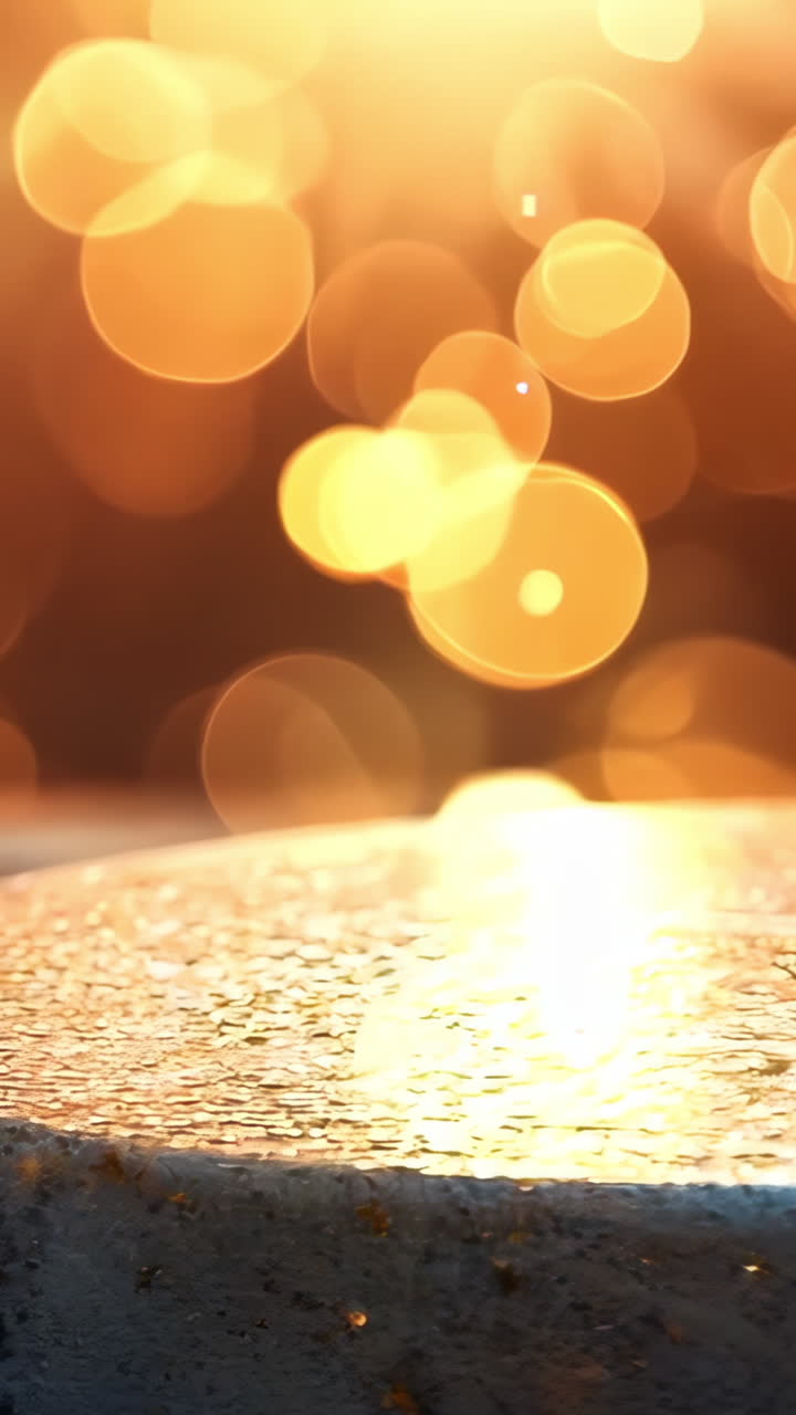 A round object with a sun shining on it. The sun is casting a shadow on the object