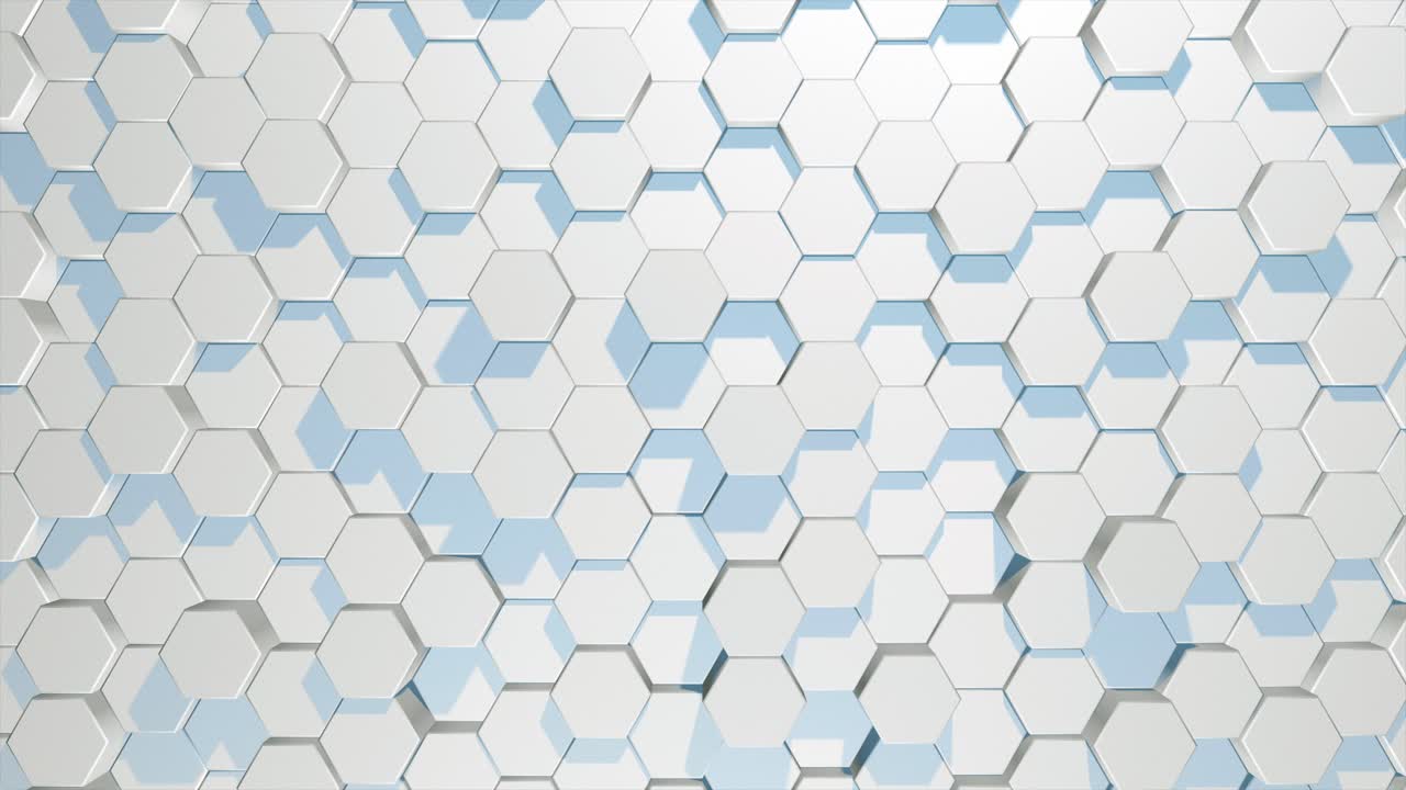 Resumo Fundo de padrão hexagonal branco