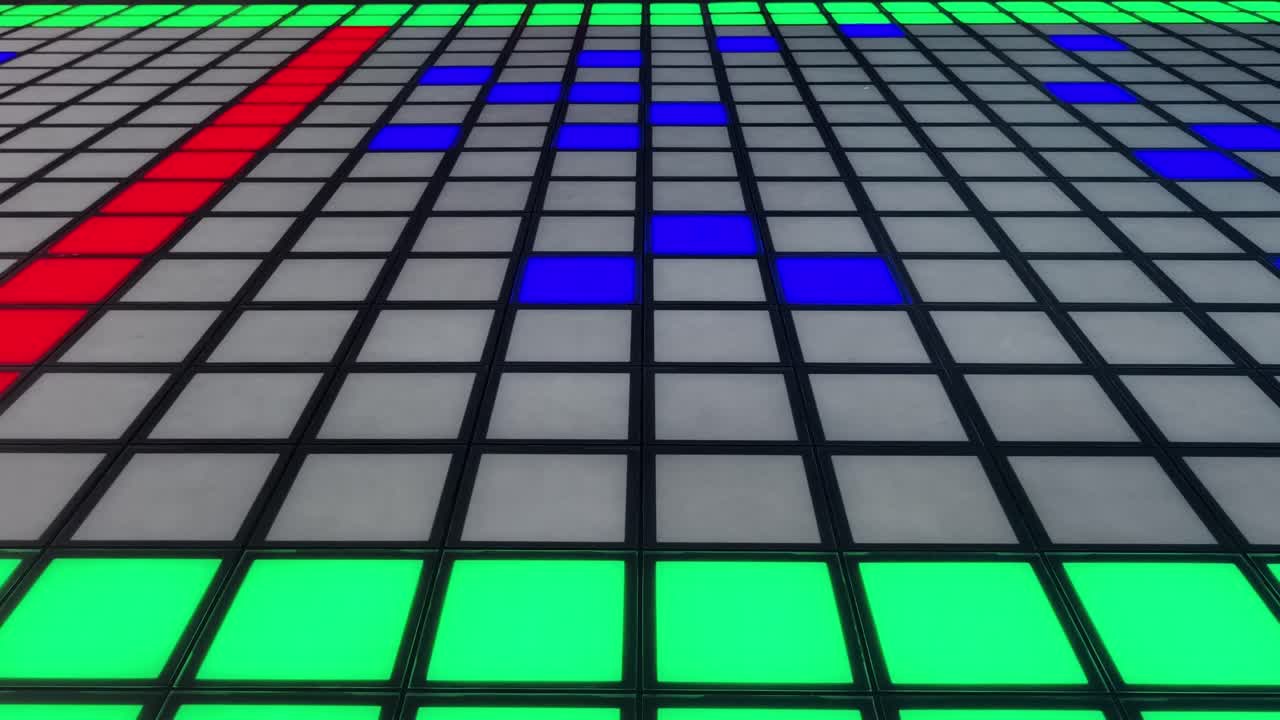 다채로운 led 조명 패널