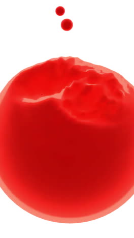 red liquid splash