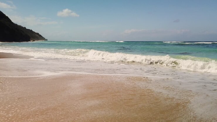 Pandawa Beach filmed with hand held 4k camera