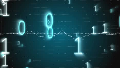 números matemáticos contra el procesamiento de datos