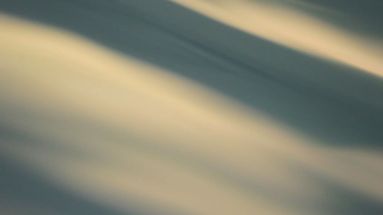 Abstract reflections of water in green blue and yellow colors