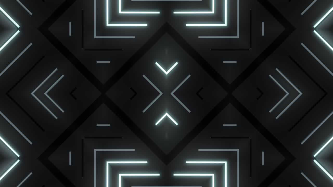 patrón geométrico de neón abstracto