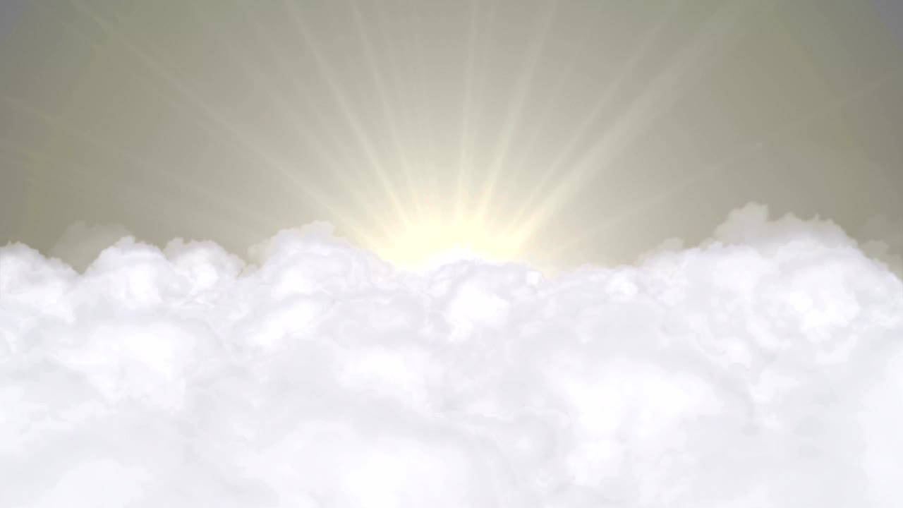 구름과 하늘 배경, 녹색 화면, 루프