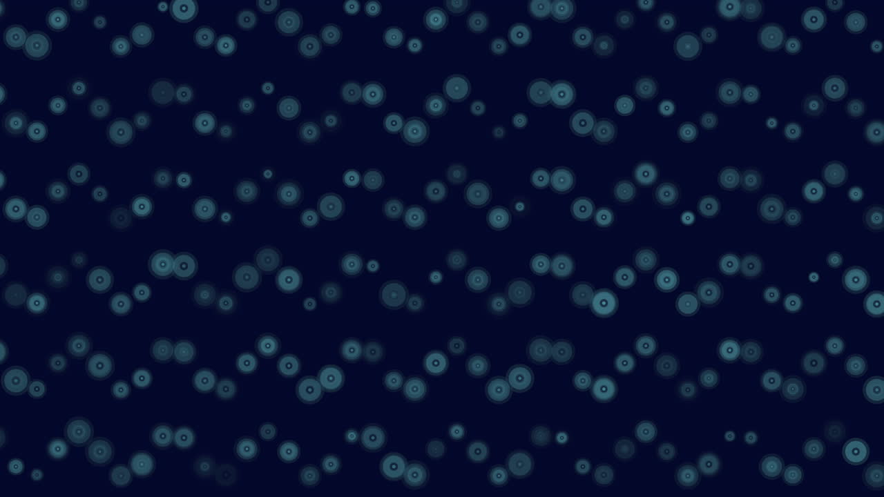 Glowing circles intricate pattern on dark background