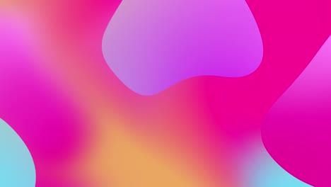 4k trendy geometric gradient background. 3d fluid wave liquid shape loop animation.