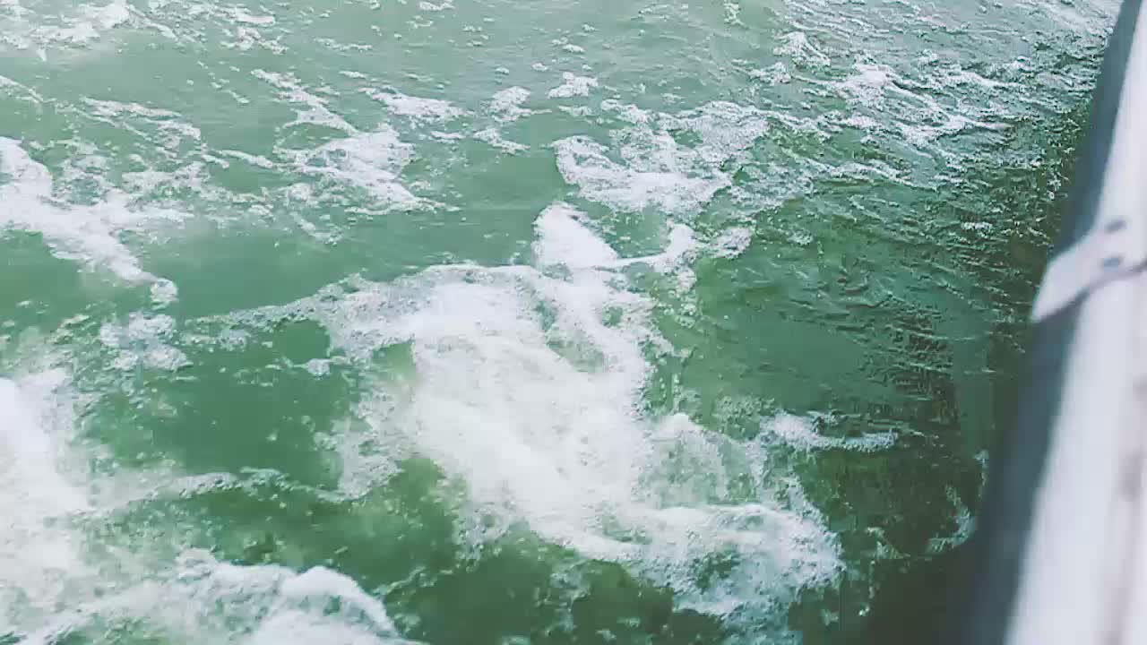 Water and Boat Wake