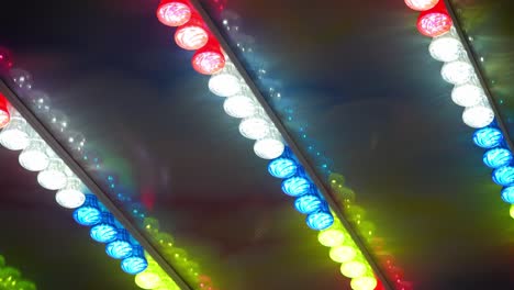 low angle view of multi colored lights