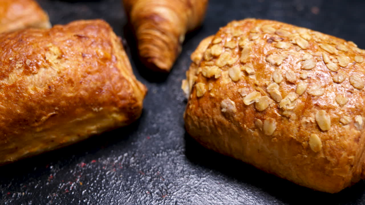 Close-up of Freshly Baked Pastries