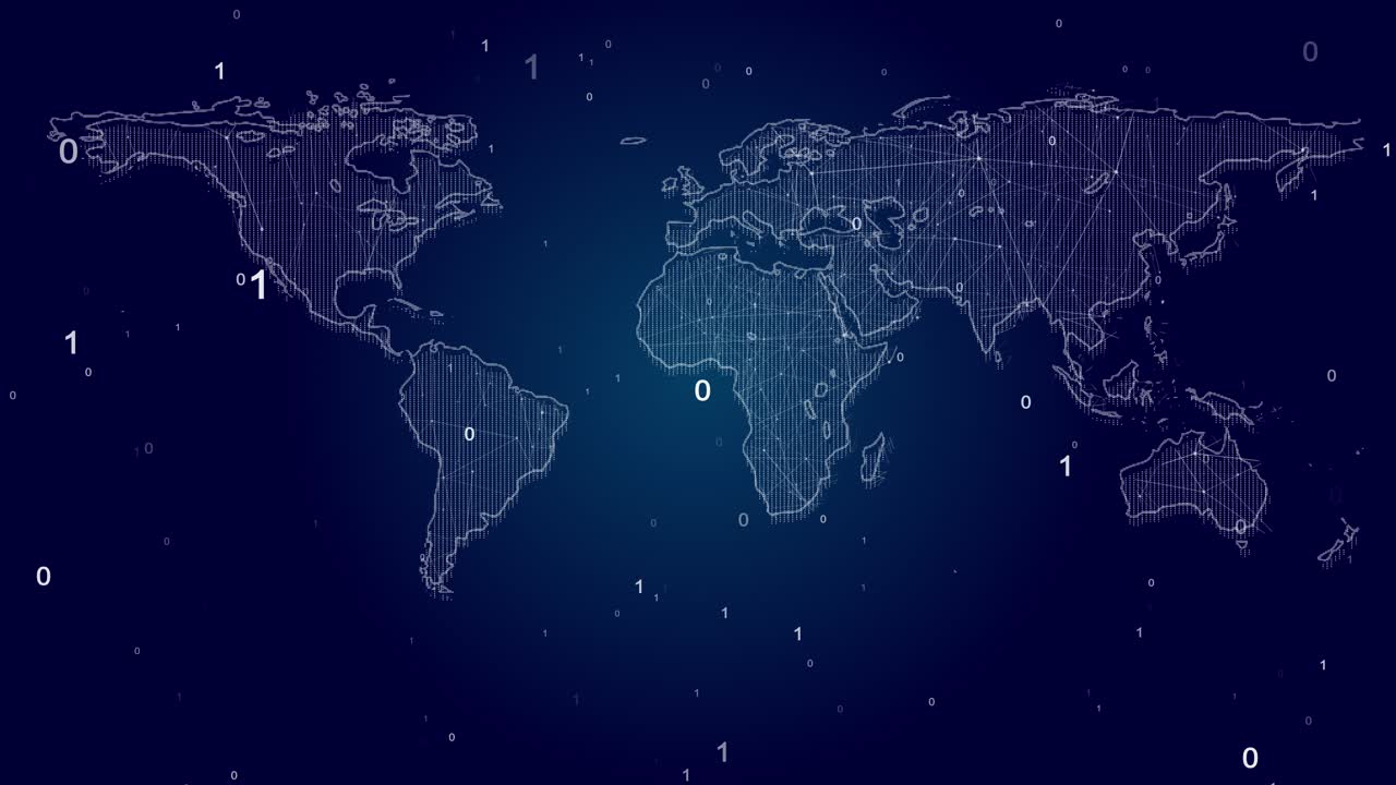 World map social media worldwide business cloud storage hologram ai server system social network