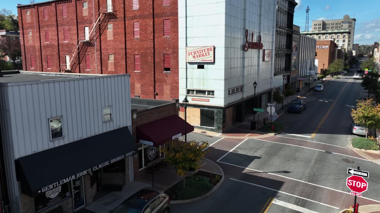 City Street View: Downtown Urban Landscape