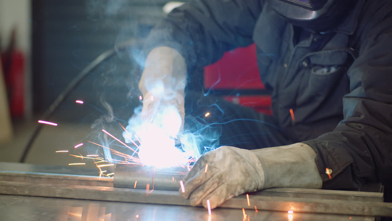 Industry Welder Welding Steel Construction 12